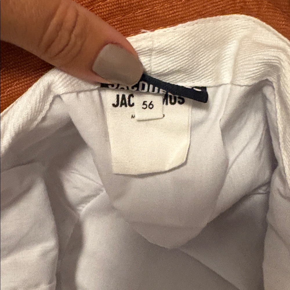 Jacquemus Orange Cotton Bucket Hat - Picture 5 of 5